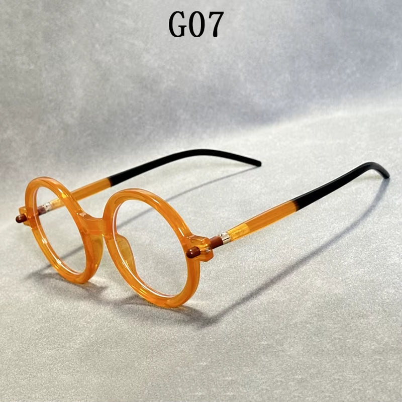 Retro round Sunglasses for Men Vintage Fashion Sunglasses Women Luxe Trending Blue Light Blocking Glasses Gafas De Sol Hombre