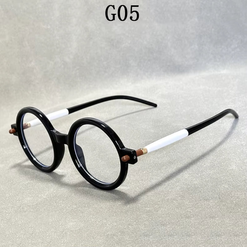 Retro round Sunglasses for Men Vintage Fashion Sunglasses Women Luxe Trending Blue Light Blocking Glasses Gafas De Sol Hombre